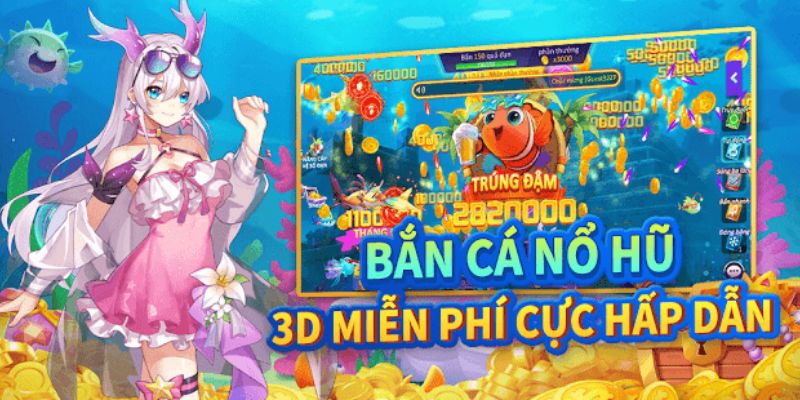 Tựa game lôi cuốn bởi có sự kết hợp mới lạ giữa bắn cá và nổ hũ